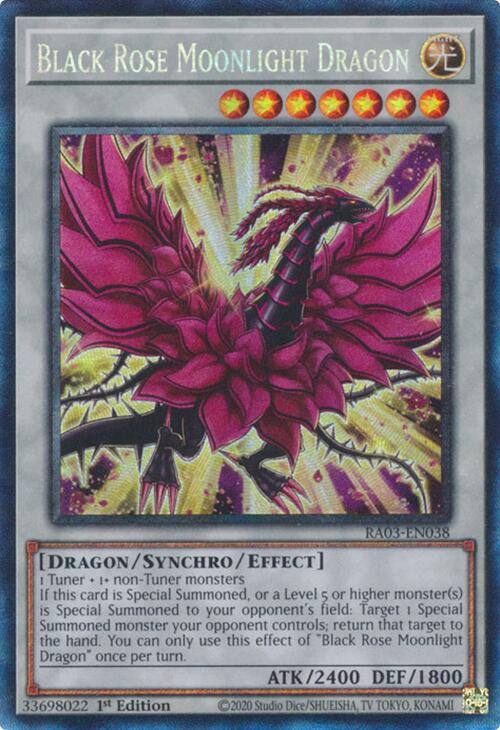 Black Rose Moonlight Dragon (CR) [RA03-EN038] Prismatic Collector's Rare | The CG Realm