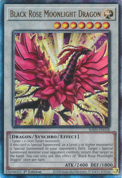 Black Rose Moonlight Dragon (UTR) [RA03-EN038] Prismatic Ultimate Rare | The CG Realm