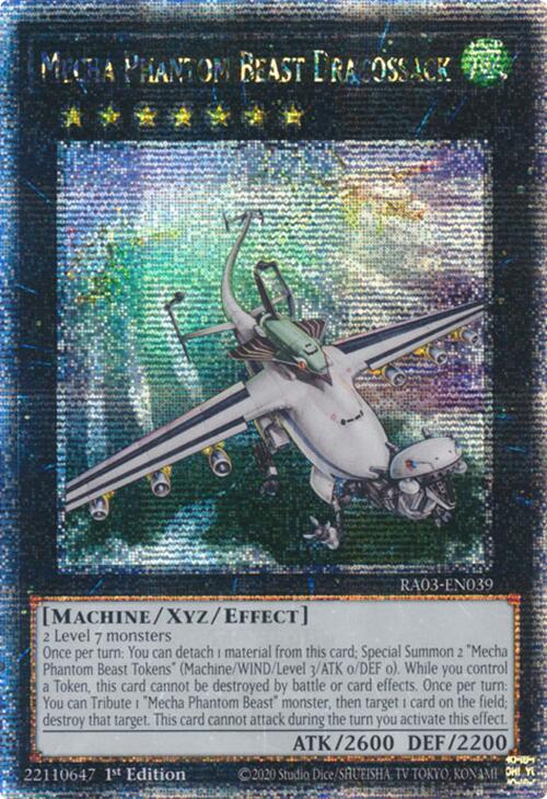 Mecha Phantom Beast Dracossack (Quarter Century Secret Rare) [RA03-EN039] Quarter Century Secret Rare | The CG Realm