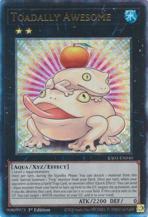 Toadally Awesome (UTR) [RA03-EN040] Prismatic Ultimate Rare | The CG Realm