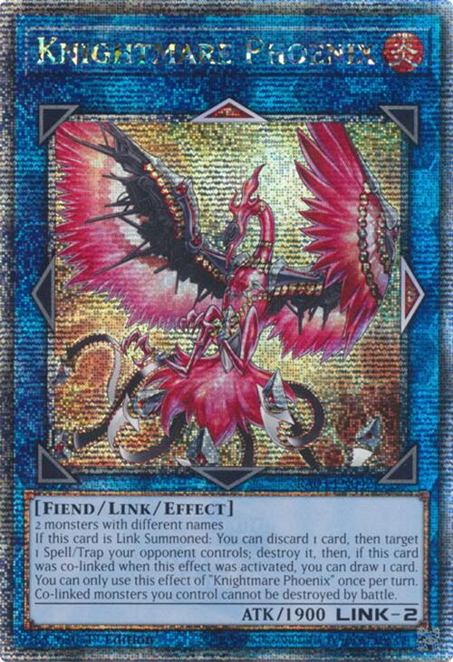 Knightmare Phoenix (Quarter Century Secret Rare) [RA03-EN042] Quarter Century Secret Rare | The CG Realm