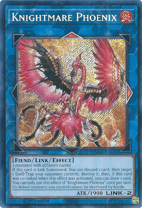 Knightmare Phoenix (Secret Rare) [RA03-EN042] Secret Rare | The CG Realm