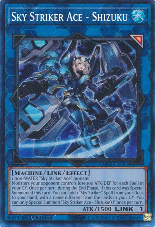 Sky Striker Ace - Shizuku (CR) [RA03-EN043] Prismatic Collector's Rare | The CG Realm