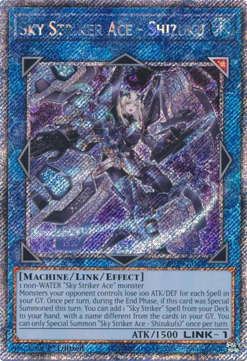 Sky Striker Ace - Shizuku (Platinum Secret Rare) [RA03-EN043] Platinum Secret Rare | The CG Realm