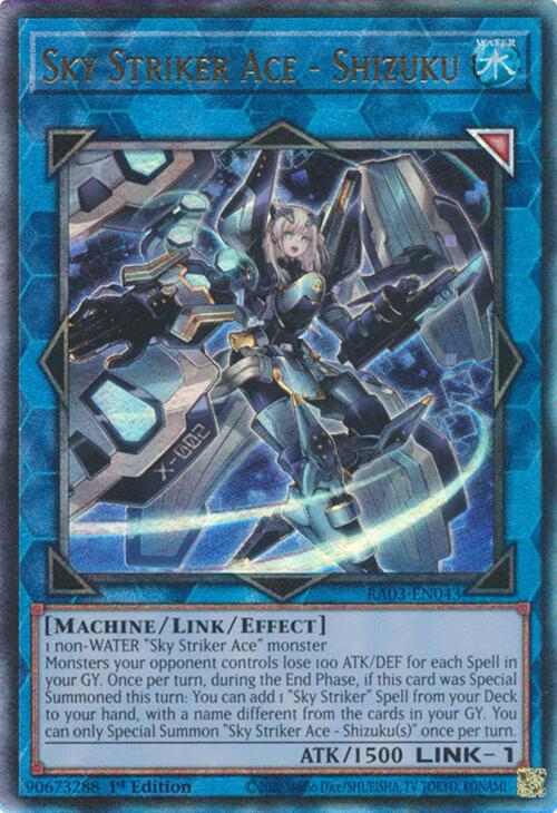 Sky Striker Ace - Shizuku (UTR) [RA03-EN043] Prismatic Ultimate Rare | The CG Realm