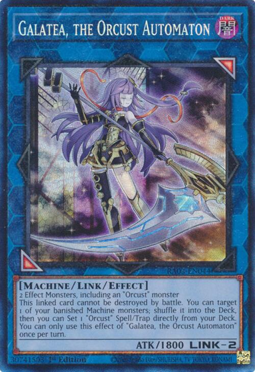 Galatea, the Orcust Automaton (CR) [RA03-EN044] Prismatic Collector's Rare | The CG Realm