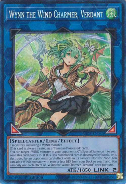 Wynn the Wind Charmer, Verdant (CR) [RA03-EN045] Prismatic Collector's Rare | The CG Realm