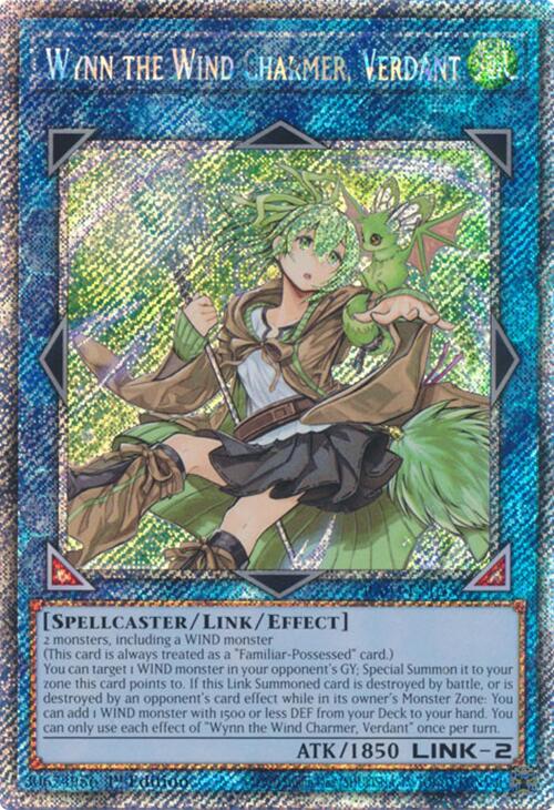 Wynn the Wind Charmer, Verdant (Platinum Secret Rare) [RA03-EN045] Platinum Secret Rare | The CG Realm