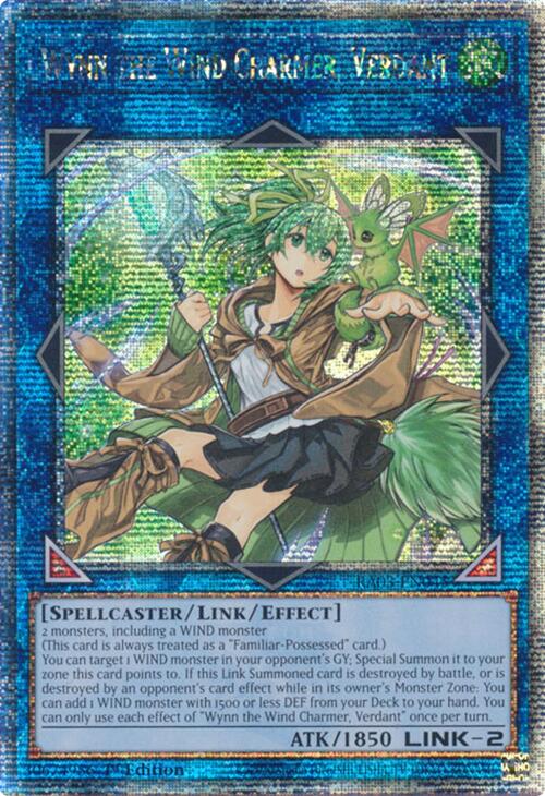 Wynn the Wind Charmer, Verdant (Quarter Century Secret Rare) [RA03-EN045] Quarter Century Secret Rare | The CG Realm