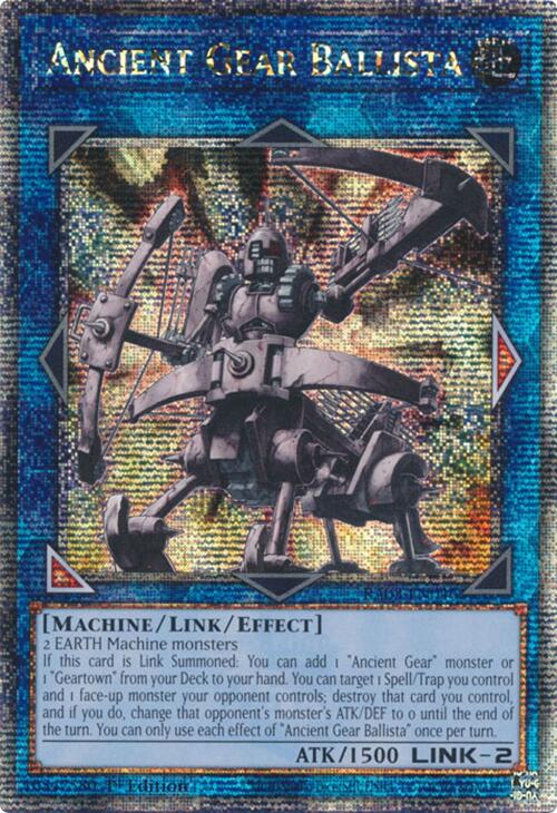 Ancient Gear Ballista (Quarter Century Secret Rare) [RA03-EN046] Quarter Century Secret Rare | The CG Realm