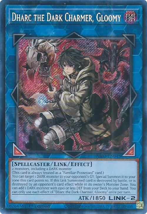 Dharc the Dark Charmer, Gloomy (Secret Rare) [RA03-EN048] Secret Rare | The CG Realm