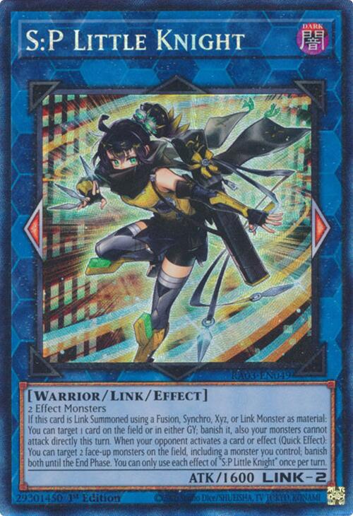 S:P Little Knight (CR) [RA03-EN049] Prismatic Collector's Rare | The CG Realm