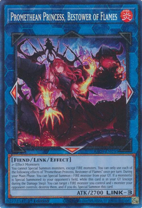 Promethean Princess, Bestower of Flames (CR) [RA03-EN050] Prismatic Collector's Rare | The CG Realm