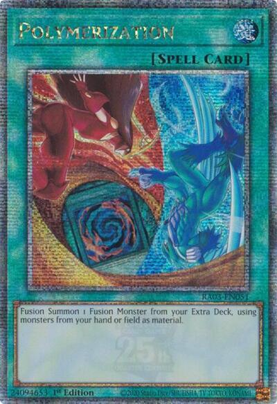 Polymerization (Quarter Century Secret Rare) [RA03-EN051] Quarter Century Secret Rare | The CG Realm