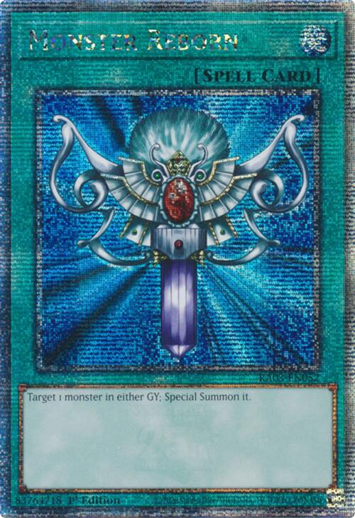 Monster Reborn (Quarter Century Secret Rare) [RA03-EN052] Quarter Century Secret Rare | The CG Realm