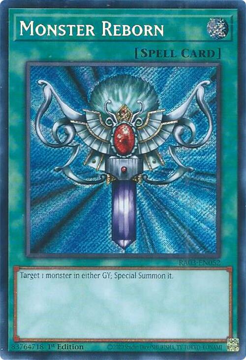 Monster Reborn (Secret Rare) [RA03-EN052] Secret Rare | The CG Realm