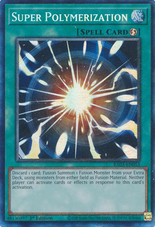 Super Polymerization (CR) [RA03-EN053] Prismatic Collector's Rare | The CG Realm