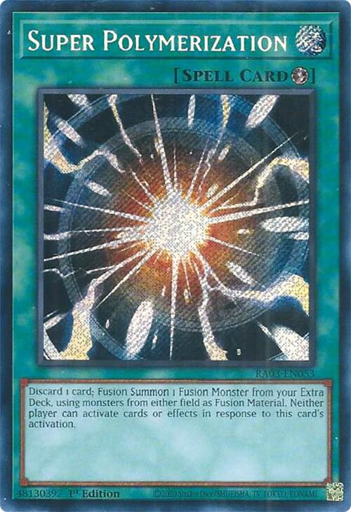 Super Polymerization (Secret Rare) [RA03-EN053] Secret Rare | The CG Realm