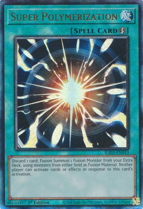 Super Polymerization (UTR) [RA03-EN053] Prismatic Ultimate Rare | The CG Realm