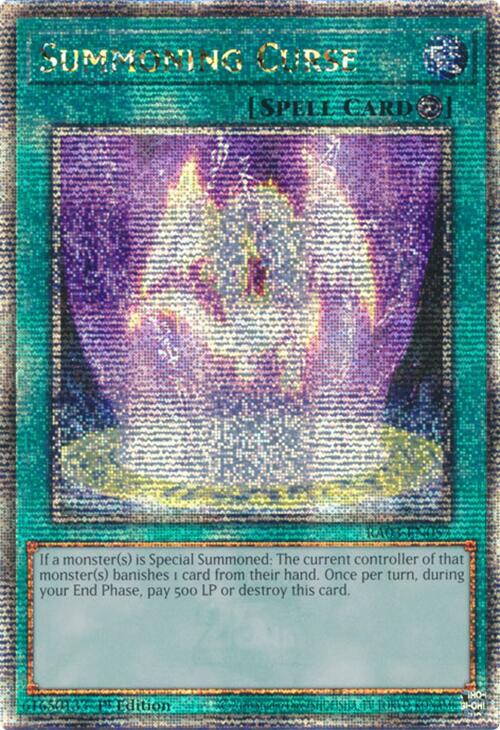 Summoning Curse (Quarter Century Secret Rare) [RA03-EN057] Quarter Century Secret Rare | The CG Realm