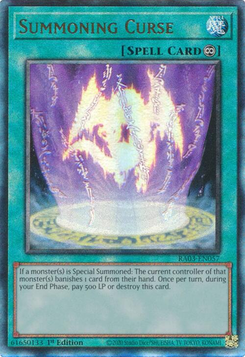 Summoning Curse (UTR) [RA03-EN057] Prismatic Ultimate Rare | The CG Realm