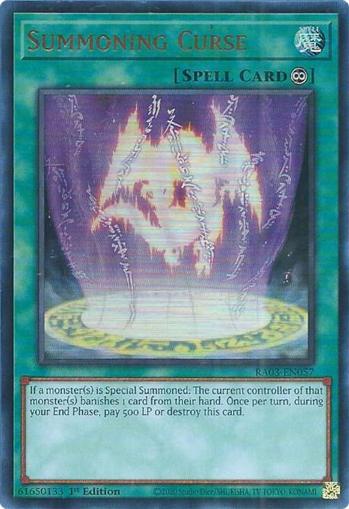 Summoning Curse (UR) [RA03-EN057] Ultra Rare | The CG Realm