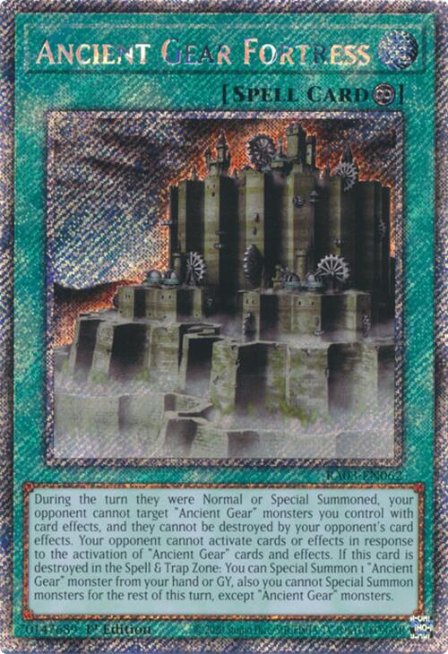 Ancient Gear Fortress (Platinum Secret Rare) [RA03-EN062] Platinum Secret Rare | The CG Realm