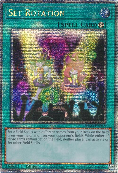 Set Rotation (Quarter Century Secret Rare) [RA03-EN065] Quarter Century Secret Rare | The CG Realm