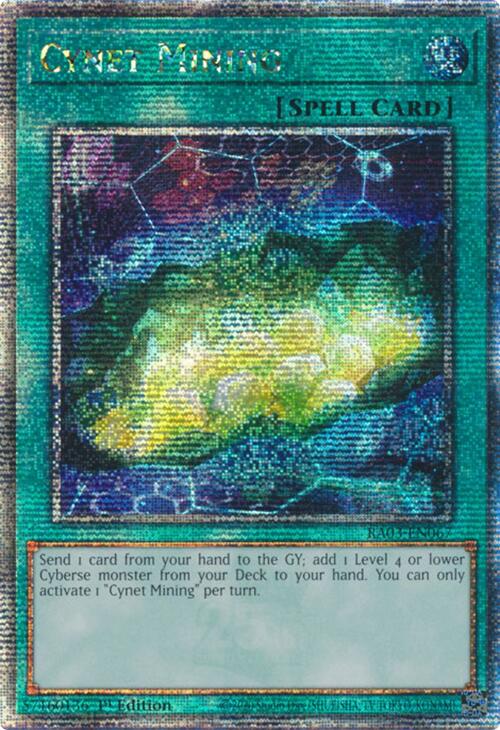 Cynet Mining (Quarter Century Secret Rare) [RA03-EN067] Quarter Century Secret Rare | The CG Realm