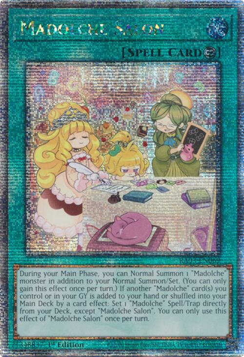 Madolche Salon (Quarter Century Secret Rare) [RA03-EN069] Quarter Century Secret Rare | The CG Realm