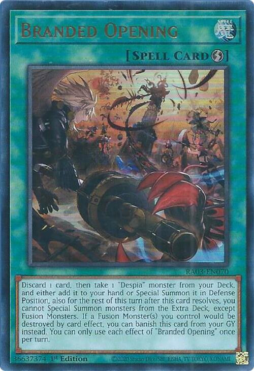 Branded Opening (UR) [RA03-EN070] Ultra Rare | The CG Realm