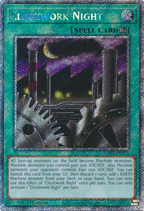 Clockwork Night (Platinum Secret Rare) [RA03-EN071] Platinum Secret Rare | The CG Realm