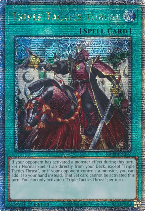 Triple Tactics Thrust (Quarter Century Secret Rare) [RA03-EN072] Quarter Century Secret Rare | The CG Realm