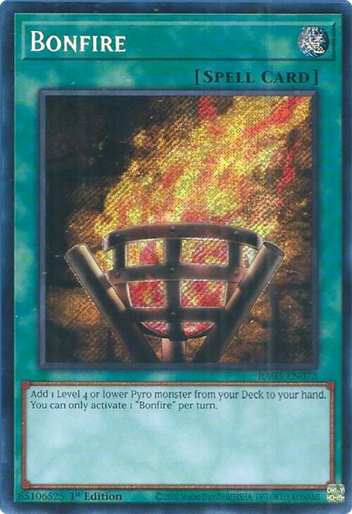 Bonfire (Secret Rare) [RA03-EN073] Secret Rare | The CG Realm