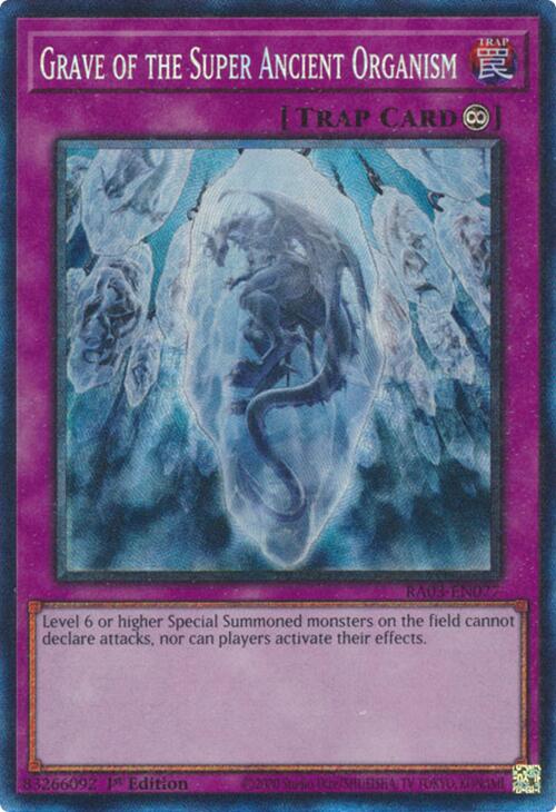 Grave of the Super Ancient Organism (CR) [RA03-EN077] Prismatic Collector's Rare | The CG Realm