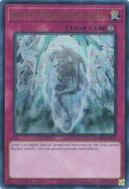 Grave of the Super Ancient Organism (UR) [RA03-EN077] Ultra Rare | The CG Realm