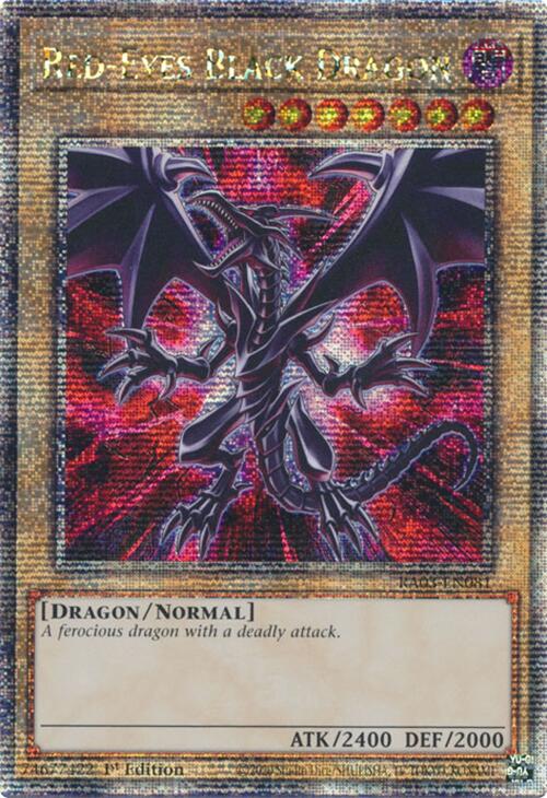 Red-Eyes Black Dragon (Quarter Century Secret Rare) [RA03-EN081] Quarter Century Secret Rare | The CG Realm