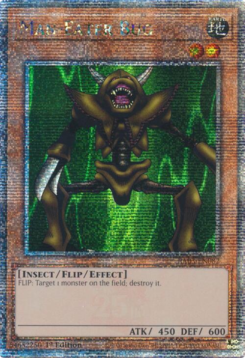 Man-Eater Bug (Quarter Century Secret Rare) [RA03-EN082] Quarter Century Secret Rare | The CG Realm