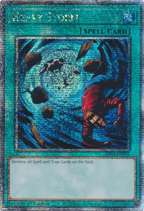 Heavy Storm (Quarter Century Secret Rare) [RA03-EN092] Quarter Century Secret Rare | The CG Realm