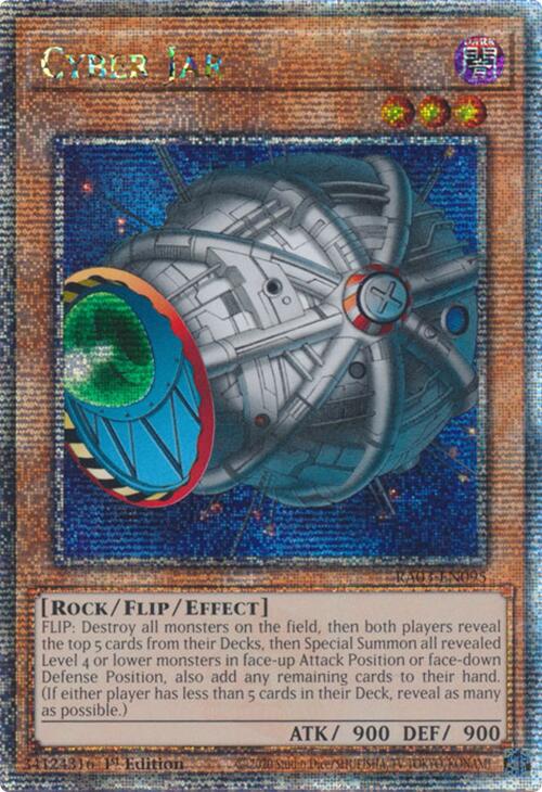 Cyber Jar (Quarter Century Secret Rare) [RA03-EN095] Quarter Century Secret Rare | The CG Realm