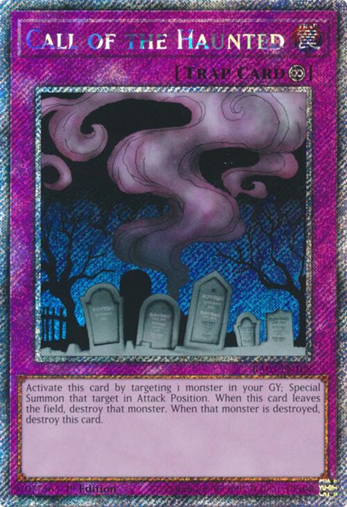 Call of the Haunted (Platinum Secret Rare) [RA03-EN108] Platinum Secret Rare | The CG Realm