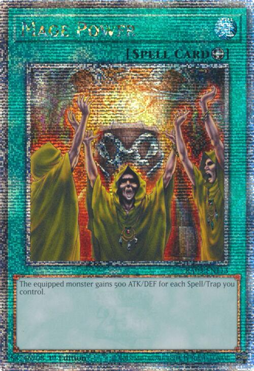 Mage Power (Quarter Century Secret Rare) [RA03-EN113] Quarter Century Secret Rare | The CG Realm