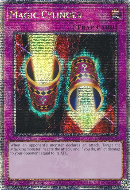 Magic Cylinder (Quarter Century Secret Rare) [RA03-EN115] Quarter Century Secret Rare | The CG Realm