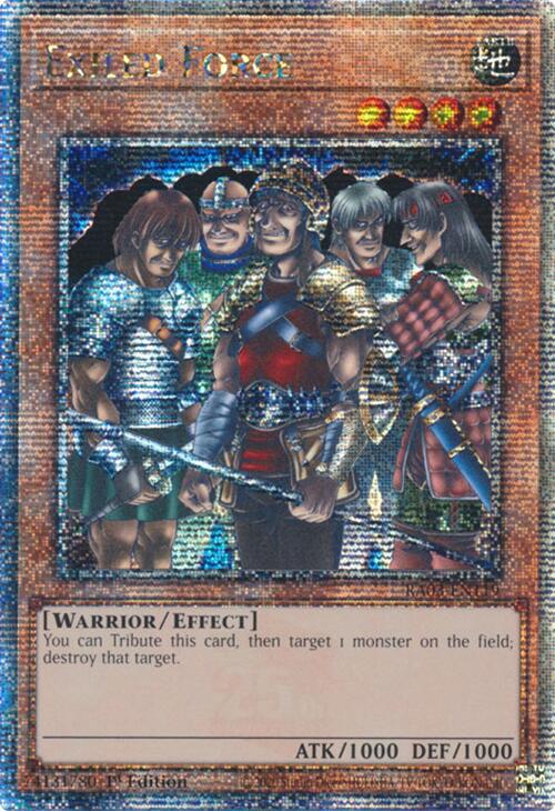 Exiled Force (Quarter Century Secret Rare) [RA03-EN119] Quarter Century Secret Rare | The CG Realm