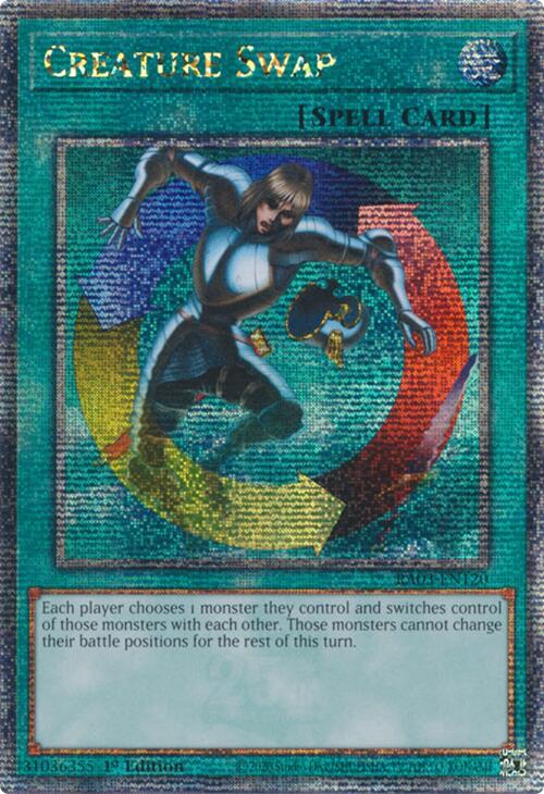 Creature Swap (Quarter Century Secret Rare) [RA03-EN120] Quarter Century Secret Rare | The CG Realm