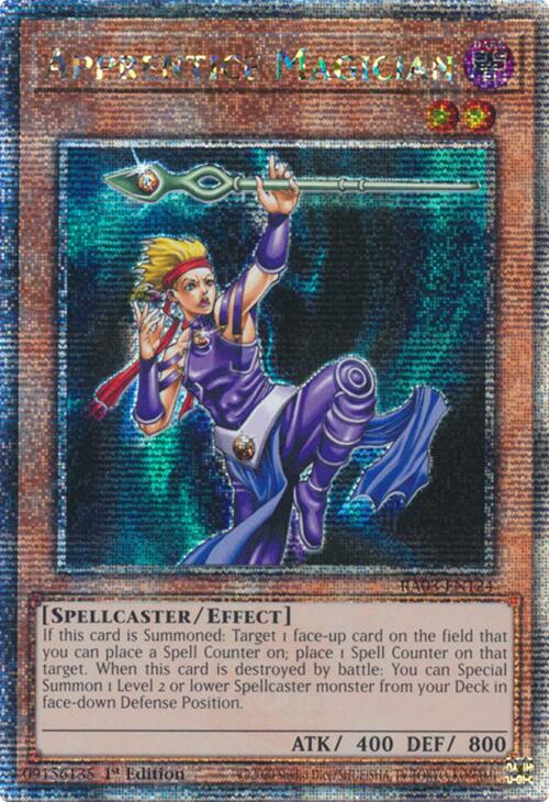 Apprentice Magician (Quarter Century Secret Rare) [RA03-EN124] Quarter Century Secret Rare | The CG Realm