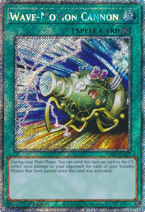 Wave-Motion Cannon (Platinum Secret Rare) [RA03-EN127] Platinum Secret Rare | The CG Realm