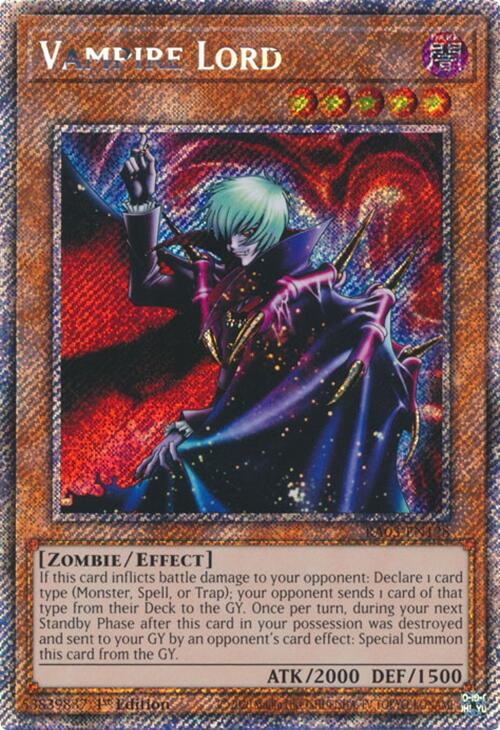 Vampire Lord (Platinum Secret Rare) [RA03-EN128] Platinum Secret Rare | The CG Realm