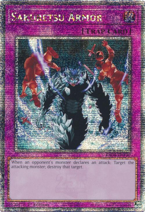 Sakuretsu Armor (Quarter Century Secret Rare) [RA03-EN130] Quarter Century Secret Rare | The CG Realm