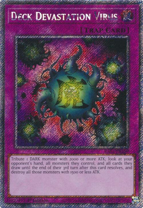 Deck Devastation Virus (Platinum Secret Rare) [RA03-EN150] Platinum Secret Rare | The CG Realm